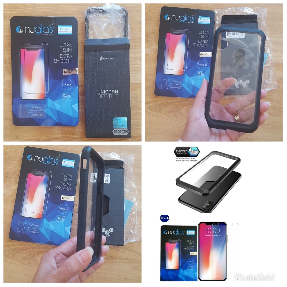 Iphone X Case & Tempered Screen Protector - image 1